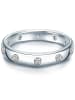 Trilani Ring aus Sterling Silber mit Zirkonia in silber