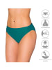 Aquarti Aquarti Damen Bikini Hose mit mittelhohem Bund in grün