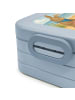 Mr. & Mrs. Panda Lunchbox Hasen Muschel Design ohne Spruch in Blau Pastell