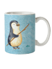Mr. & Mrs. Panda Haferl Pinguin Angler ohne Spruch in Eisblau