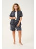 KAFFE curve Langarm - Hemd KCbeate Regular fit in Midnight Marine Lace Print