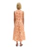 Marc O'Polo Leinenkleid shaped in Medium Orange