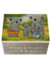 Mr. & Mrs. Panda Aufbewahrungsbox aus Holz Koala Familie Design ... in Weiß