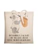 Mr. & Mrs. Panda Shopper Saxophon Liebe mit Spruch in Creme