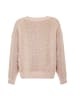 ebeeza Damen Strickpullover in Rosa