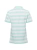 Marie Lund Poloshirt in türkis weiß - 0013