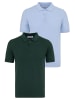 Felix Hardy Polo Shirt Kurzarm in Dunkelgrün-Blau