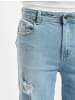 DENIM PROJECT Jeans-Shorts in lightblue destroy