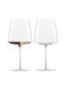 Zwiesel Glas 2er Set Rotweingläser samtig & üppig Simplify 740 ml in transparent