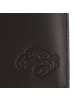 oxmox Leather Geldbörse RFID Schutz Leder 10 cm in braun-crab 2.0