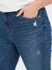 ONLY Carmakoma Skinny Mid Waist Jeans Plus Size CARSALLY in Blau