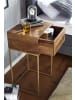 FineBuy Nachttisch in Braun / Mango / 40x35x75