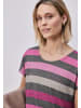 Street One T-Shirt in himbeer grau - 0001