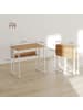 HOMCOM klappbarer Schreibtisch in Naturholz 63L x 50B x 75H cm