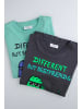Coccodrillo Baumwoll-T-Shirt mit kurzen Ärmeln in grün