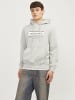 Jack & Jones Kapuzenpullover in Mineral Gray