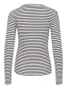 Karen By Simonsen Langarm-Shirt CandaceKB Feminine in Egret/Night Sky Stripe