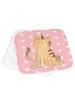 Mr. & Mrs. Panda 2er Set Topflappen  Einhorn Katze ohne Spruch in Rot Pastell