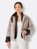 creation L Wolljacke in beige-schwarz