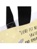 Mr. & Mrs. Panda Damen Schultertasche Hase Igel mit Spruch in Gelb Pastell