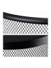 relaxdays Papierkorb in Schwarz - 12 l