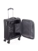 Gladiator 3700 4 Rollen Kabinentrolley 55 cm mit Dehnfalte black