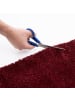 Snapstyle Hochflor-Teppich Livorno in bordeaux