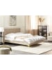 Beliani Doppelbett LIMOUX in Beige - (W) 167 x (H) 97 x (L) 213 cm