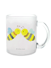 Mr. & Mrs. Panda Kaffeebecher Biene Liebe ohne Spruch in Transparent