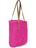 styleBREAKER Basttasche in Pink