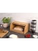 Zeller Bambus Brotkasten, Brotkasten in Braun, 40 x 26 x 20 cm
