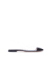 Gianvito Rossi Schwarz Plexiglas Flache Schuhe