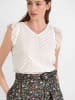 Berwin Allover bestickte Bluse ohne Arm
