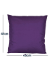 JACK Outdoor Dekokissen 45x45cm inkl. XXL Füllung in Violett