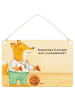 Mr. & Mrs. Panda Schild Basketballtrainer Leidenschaft Design mi... in Weiß