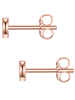 Glanzstücke München Ohrstecker Sterling Silber in roségold