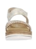 remonte Keilsandalen für Damen in creme