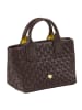 DuDu Ibiza Handtasche Leder 22 cm coffee brown