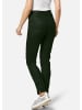 MADELEINE Beschichtete Skinny-Jeans in khaki