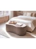 Beliani Ottomane AMAL in Beige - (W) 120 x (H) 41 x (L) 54 cm