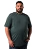 Men Plus Kurzarm T-Shirt in dunkel grün