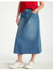 More & More Jeansrock in light blue denim