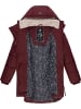 ragwear Wintermantel Pavla in Wine Red22