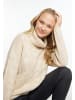 myMo Damen Strickpullover in Creme