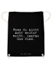 Mr. & Mrs. Panda festival tasche Wenn du nicht mehr... mit Spruch in Schwarz