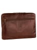 Leonhard Heyden Cambridge Laptophülle Leder 41 cm rotbraun