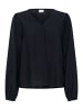 Kaffe Langarm-Bluse KAlui Regular fit in Black Deep CC
