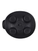 relaxdays 3x Sparschwein in Schwarz - (B)17 x (H)14 x (T)13 cm