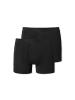Schiesser Boxershort 2er Pack in Schwarz