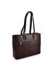 Plevier Power Shopper Tasche Leder 31 cm Laptopfach in braun